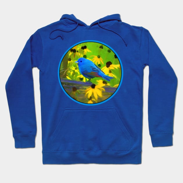 Indigo Bunting Hoodie by Alpen Designs